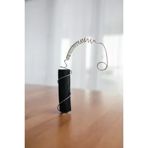 Spiral with 1 Active Charcoal Woody Binchotan