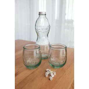Set Natural Water 1L + 2 verres 600ml + perles Set Natural Water 1L + 2 verres 600ml + perles