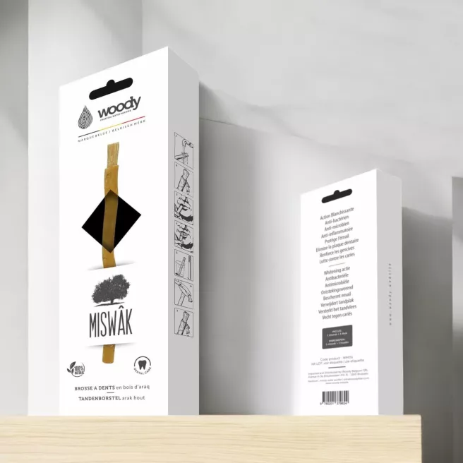 Miswak avec upport de voyage Miswak avec upport de voyage