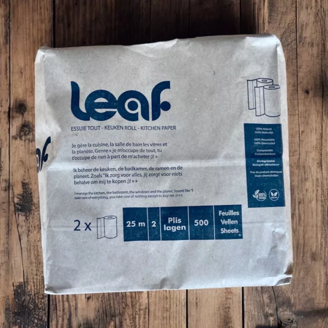 Leaf 2 roulleaux d'essuie tout