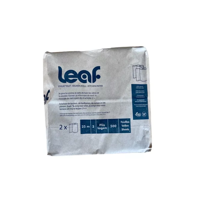 Leaf 2 roulleaux d'essuie tout