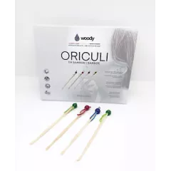 Oriculi en bambou 100pc Oriculi en bambou 100pc