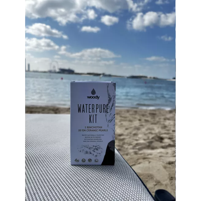 Waterzuiveringsset - 1 Binchotan Actieve Kool & 20 EM Keramische Parels