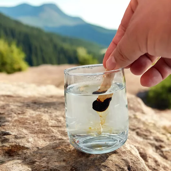 Résine de Shilajit Pur de l’Himalaya Résine de Shilajit Pur de l’Himalaya