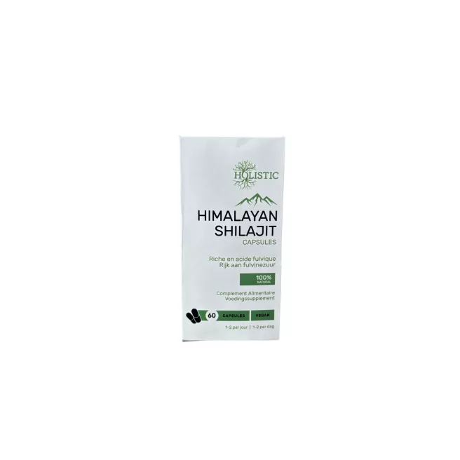Capsules de Shilajit Pur de l’Himalaya 60 capsules