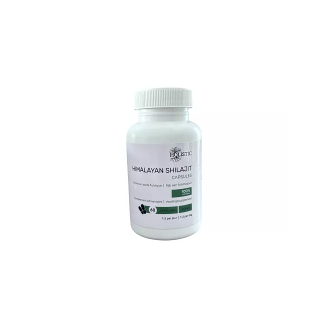 Capsules de Shilajit Pur de l’Himalaya 60 capsules