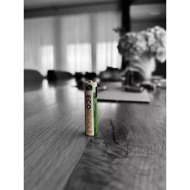 EcoRevolt AAA 4x – Piles rechargeables USB-C 650 mAh 1,5 V