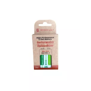 EcoRevolt AAA 4x – Piles rechargeables USB-C 650 mAh 1,5 V EcoRevolt AAA 4x – Piles rechargeables USB-C 650 mAh 1,5 V