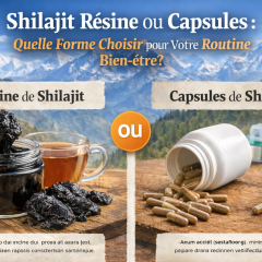 Shilajit pur de l’Himalaya – résine naturelle riche en acide fulvique et certifiée SPF Belgique.